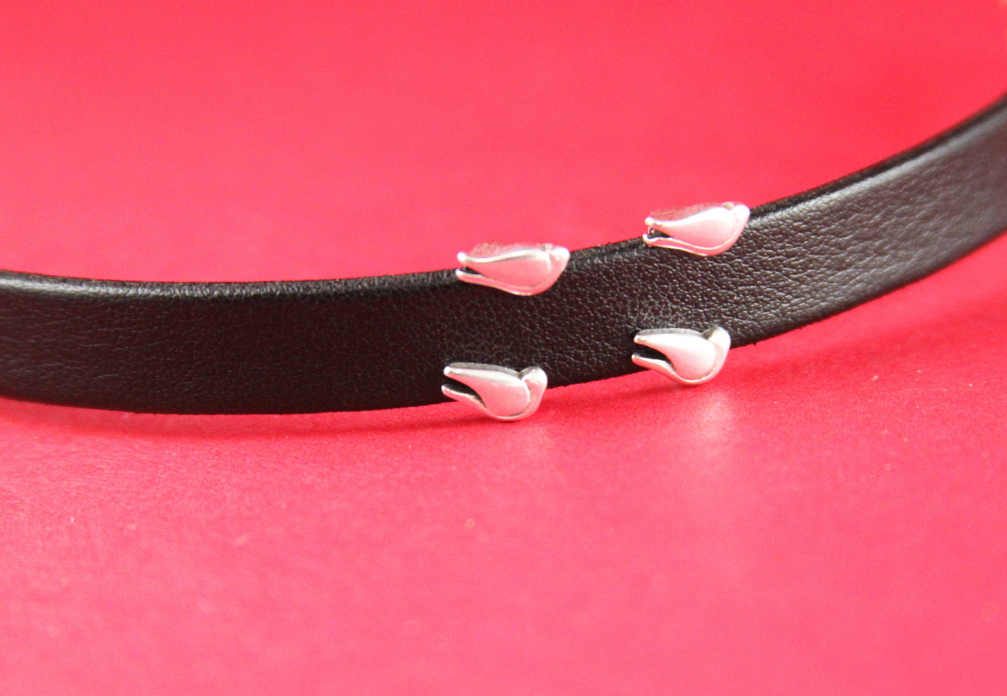 FS0173>>MADE in EUROPE 2 zamak bird sliders, silver bird sliders, 10mm flat cord slider, 10mm flat cord slider qty2