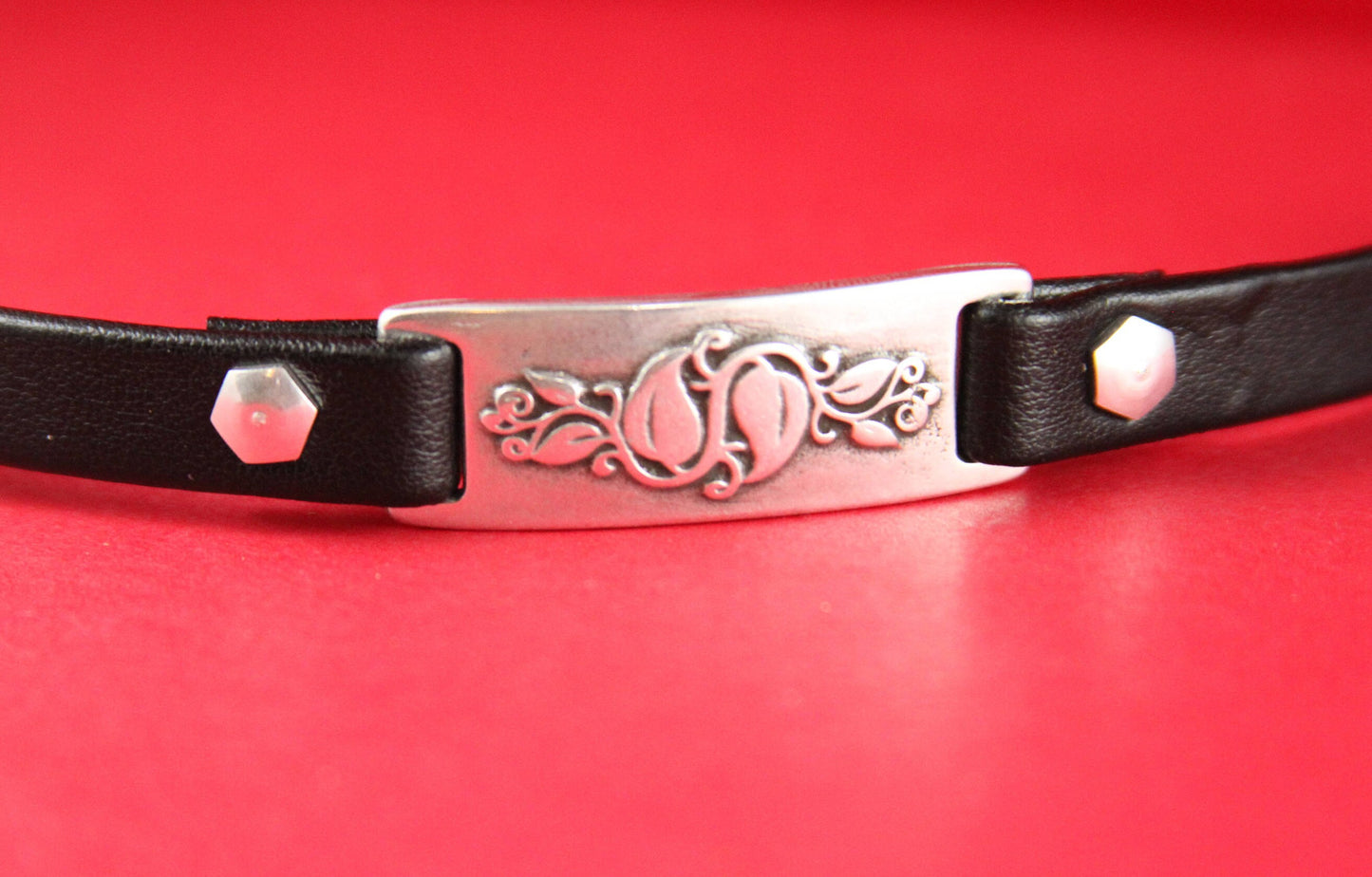 C0097>>MADE in EUROPE zamak connector, 10mm cord connector, flat 10mm leather cord connector Qty 1