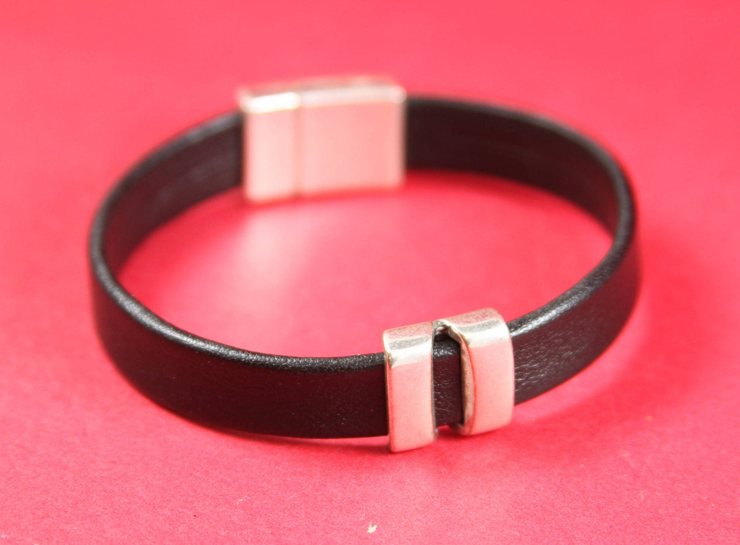 FS0150>> MADE IN EUROPE 2 zamak flat sliders, flat cord slider, 10mm flat cord sliders, silver sliders Qty2