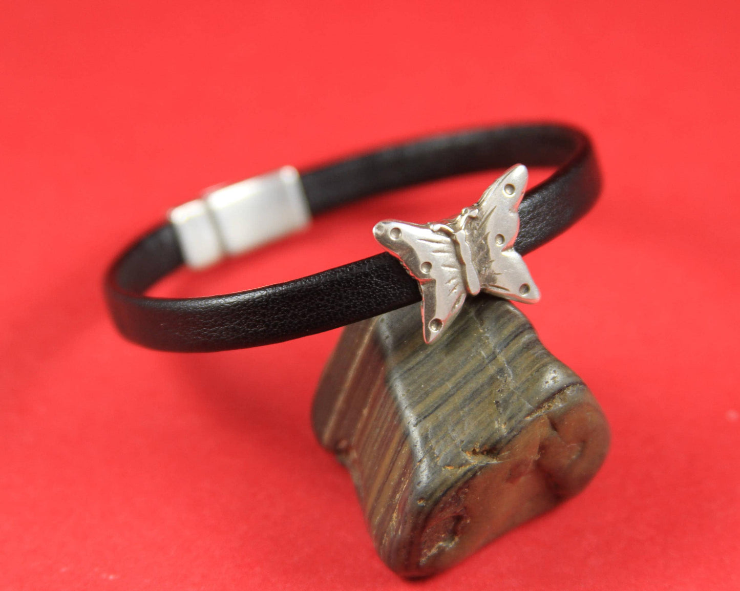 FS0304>>MADE IN EUROPE 2 zamak butterfly sliders 6mm flat cord, butterfly slider for 6mm flat cord  Qty2