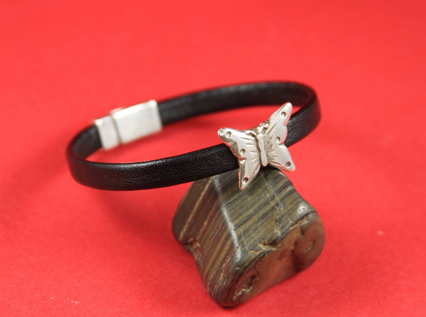 FS0304>>MADE IN EUROPE 2 zamak butterfly sliders 6mm flat cord, butterfly slider for 6mm flat cord  Qty2