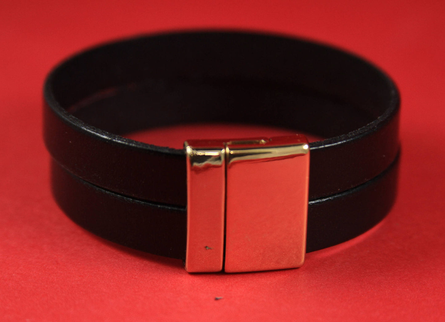 FC0095>>MADE IN EUROPE  gold magnetic clasp for 20mm flat cord, bracelet gold clasp, flat 20mm cord gold zamak clasp,  (78933/20G) Qty1