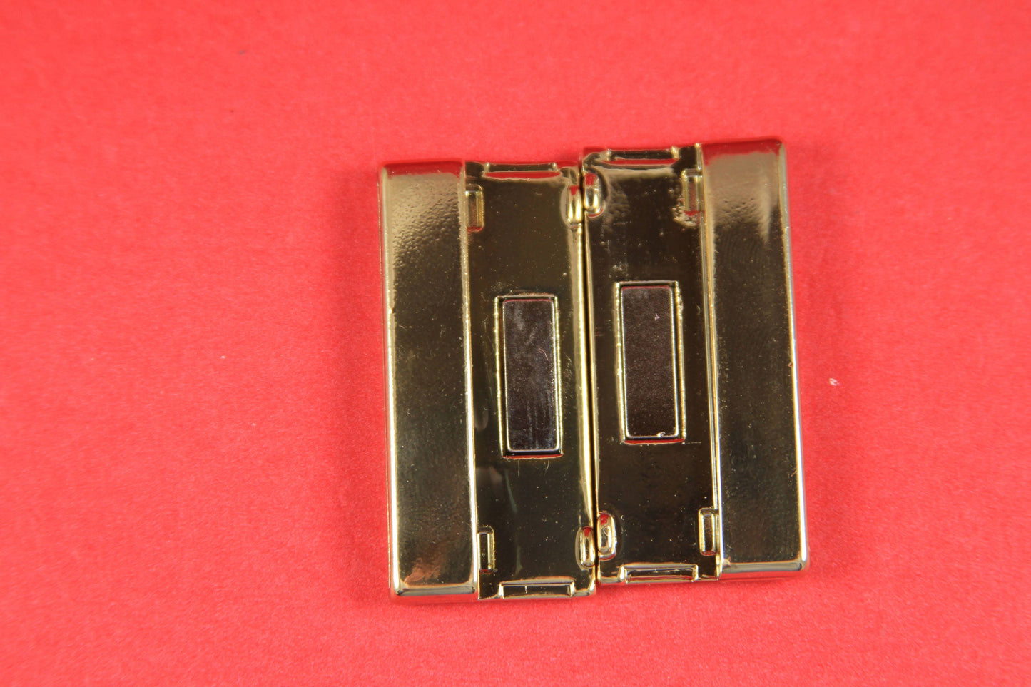 FC0098>>MADE IN EUROPE gold clasp for 40mm flat cord, bracelet gold clasp, flat 40mm cord gold zamak clasp Qty1