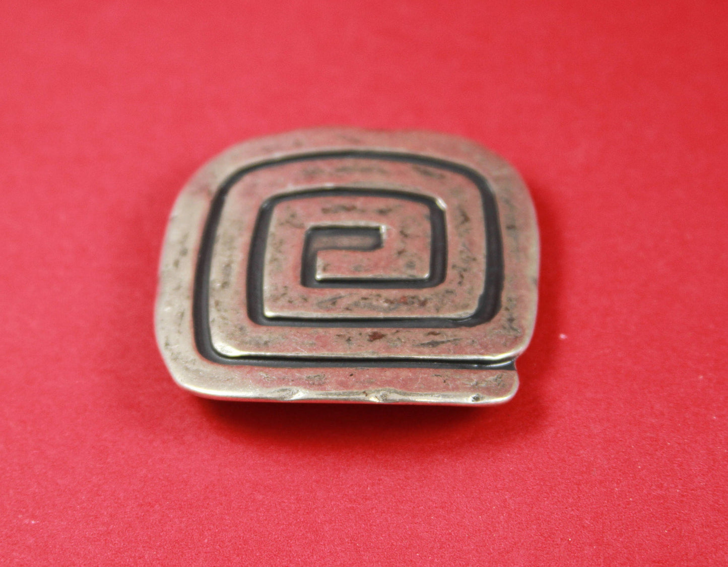 C0100>>MADE IN EUROPE flat cord zamak connector, zamak large swirl connector, large spiral connector, 30mm flat cord slider Qty1