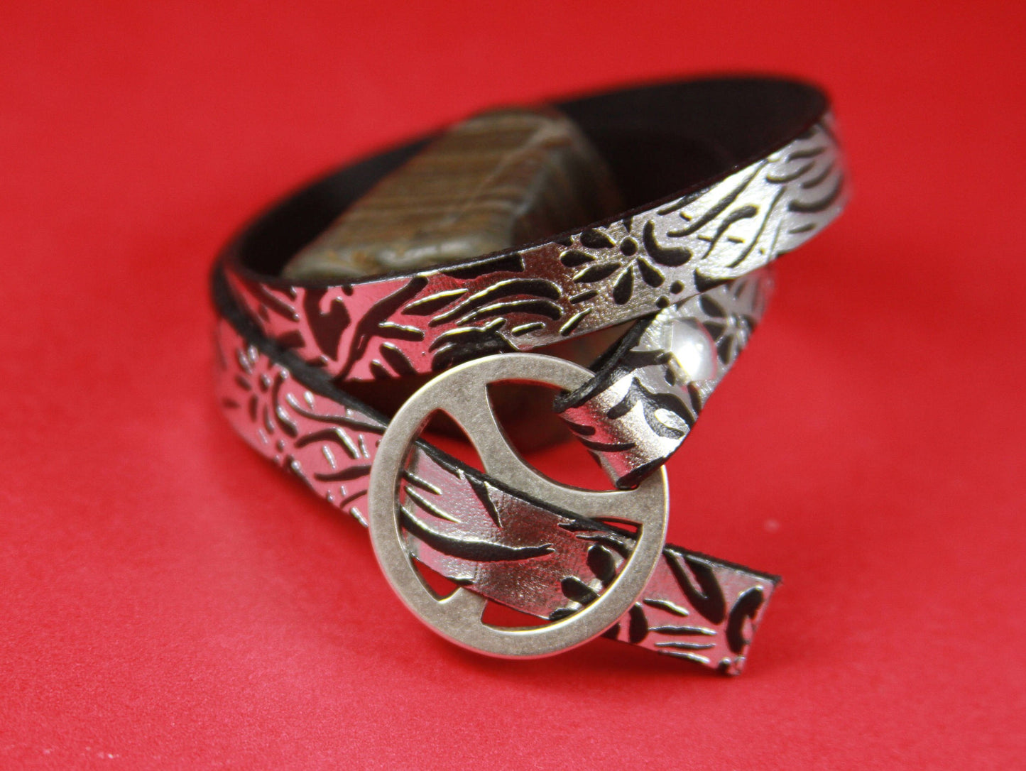 FC0237>>MADE in EUROPE zamak buckle clasp, flat zamak buckle clasp, flat cord clasp, 10mm flat cord clasp, (78823/00) Qty1