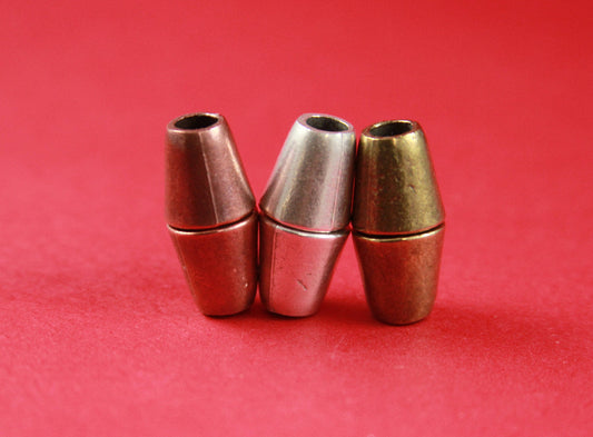RC0023>>MADE IN EUROPE 5mm round cord clasp, 5mm round leather cord clasp, 5mm clasp (XM5976)