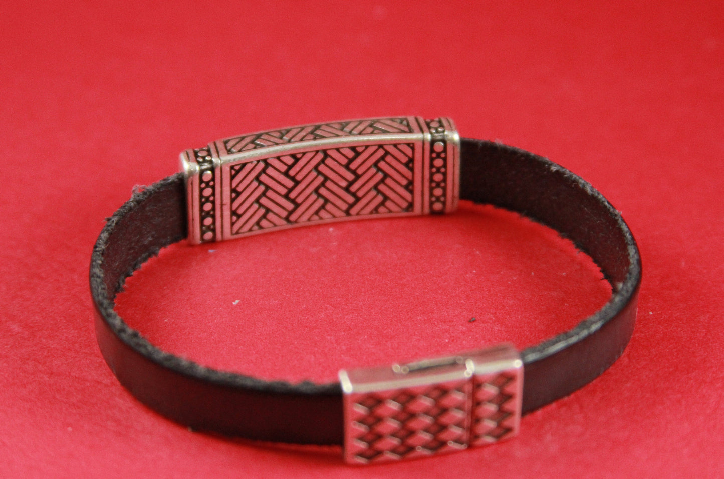 FS0144>>MADE in EUROPE zamak slider tube , zamak flat tube sliderr, zamak slider for 10mm flat leather cord (78506/10) qty1