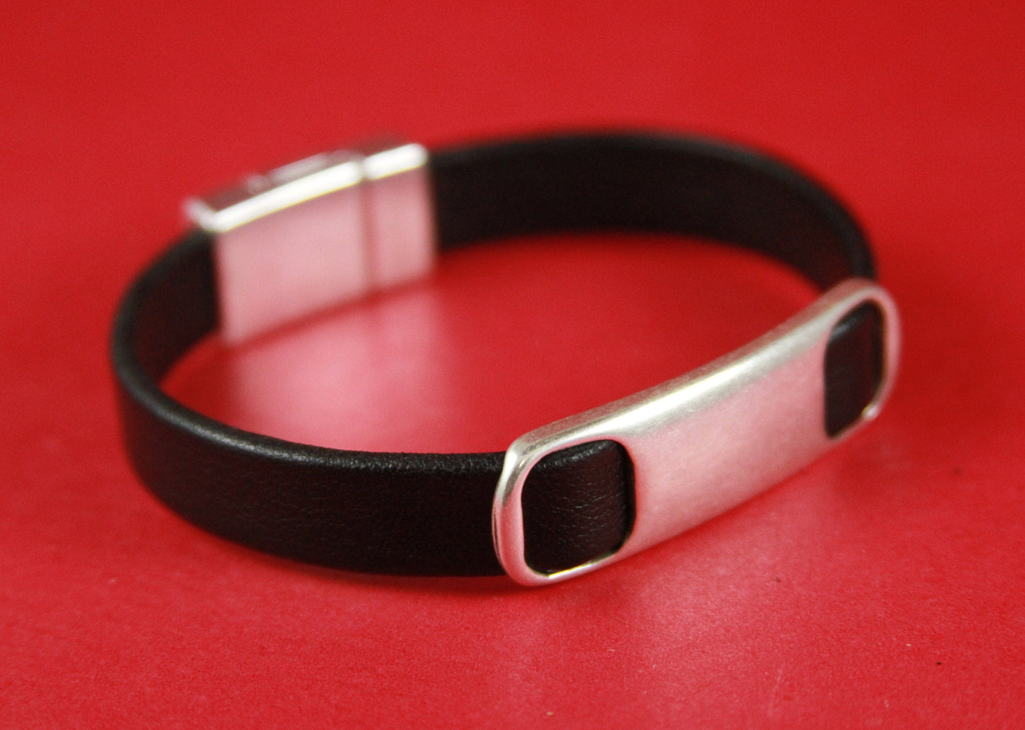 FS0268>>MADE in EUROPE zamak flat slider , zamak flat 10mm slider, zamak slider for 10mm flat leather cord qty1