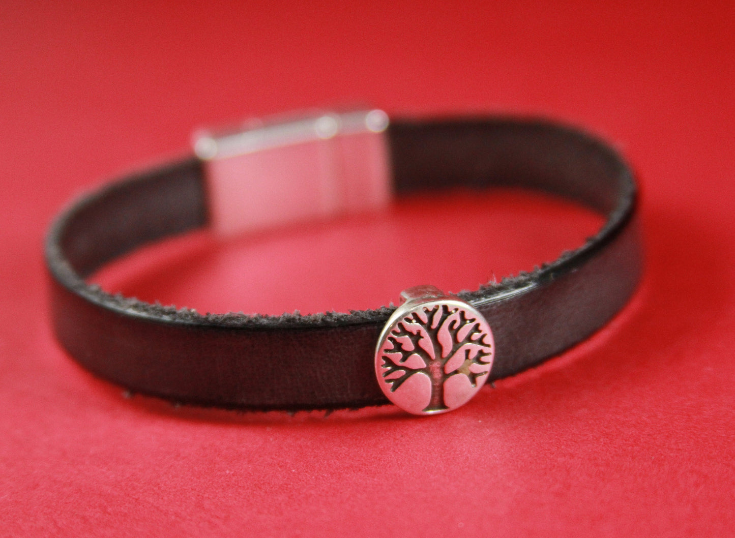 FS0248>>MADE IN EUROPE 2 zamak life tree sliders, flat cord zamak slider,10mm flat cord life tree sliderQty2