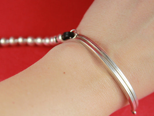 B0048>> MADE IN EUROPE zamak half bracelet, half cuff, half bracelet Qty1