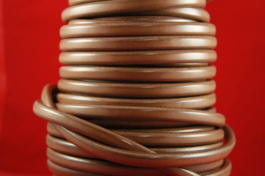 MADE in EUROPE licorice leather cord, 10x6 leather cord, bracelet leather cord, thick leather cord (MARL10TAU)