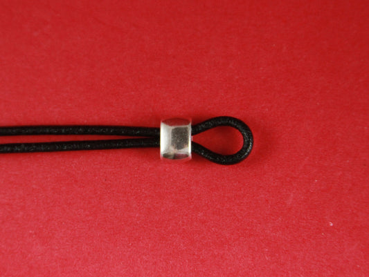 FS0298>>MADE IN EUROPE 4 zamak 4x2mm sliders, 2mm cord sliders, 2mm double round cord sliders, silver sliders(558005/04) Qty4