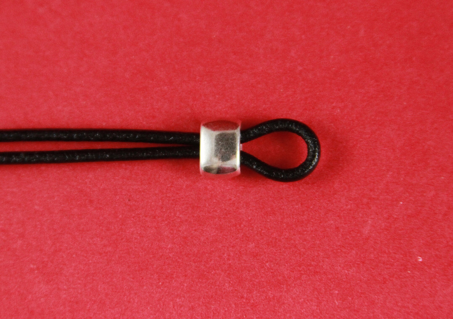 FS0298>>MADE IN EUROPE 4 zamak 4x2mm sliders, 2mm cord sliders, 2mm double round cord sliders, silver sliders(558005/04) Qty4