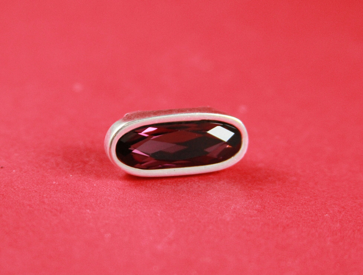 FS0311>>MADE in EUROPE zamak slider with Swarovski crystal for 6mm cord, flat cord slider, zamak flat cord slider (78608/06VF) qty1