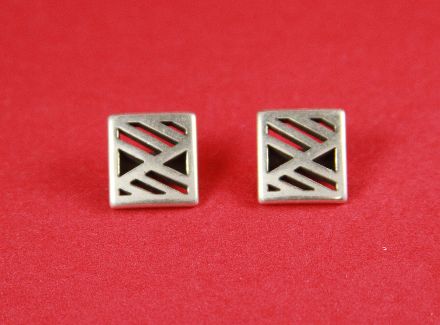 FS0288>>MADE IN EUROPE 2 zamak square sliders, slider for flat cord, 10mm flat cord slider Qty2