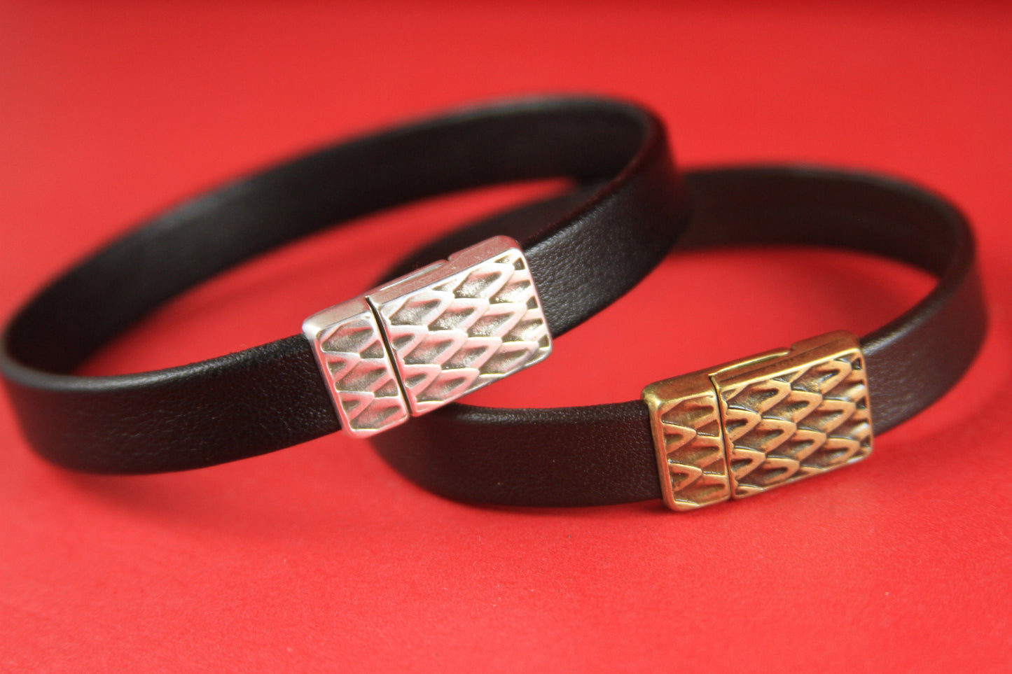 FC0043>>MADE in EUROPE zamak clasp, flat cord clasp, 10mm flat cord clasp, leather cord clasp, Qty1