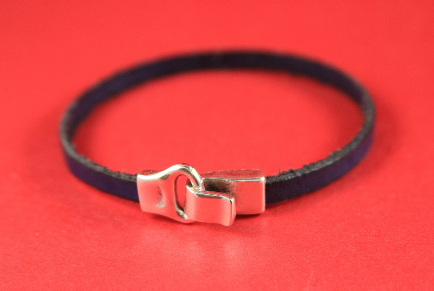 FC0022>>MADE in EUROPE zamak flat hook clasp, 5mm flat cord clasp, 5mm flat cord clasp, Qty1