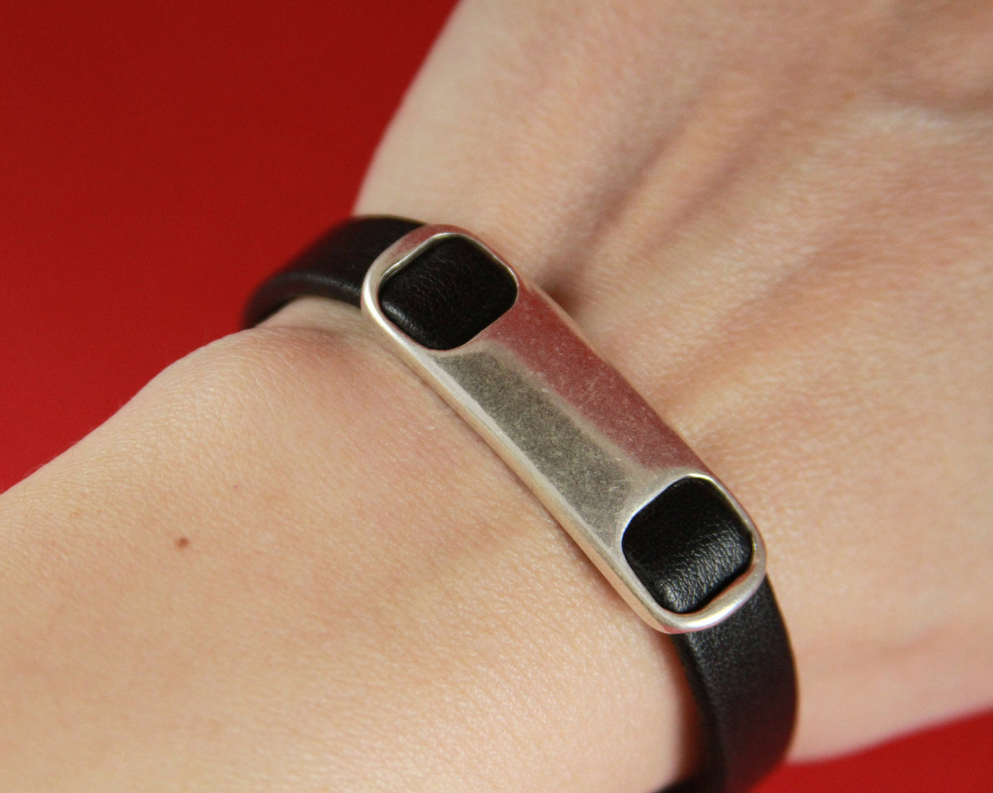 FS0268>>MADE in EUROPE zamak flat slider , zamak flat 10mm slider, zamak slider for 10mm flat leather cord qty1