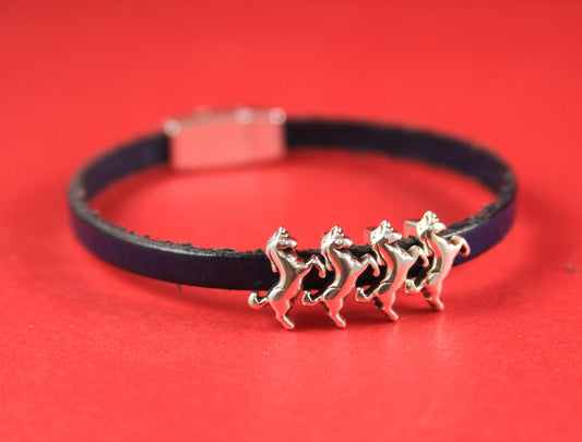 FS0064>>MADE in EUROPE 4 zamak unicorn tiny sliders for 5mm cord, flat 5mm cord slider, zamak unicorn sliders qty4
