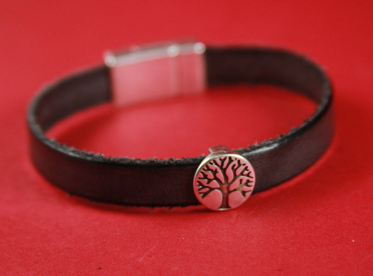 FS0248>>MADE IN EUROPE 2 zamak life tree sliders, flat cord zamak slider,10mm flat cord life tree sliderQty2