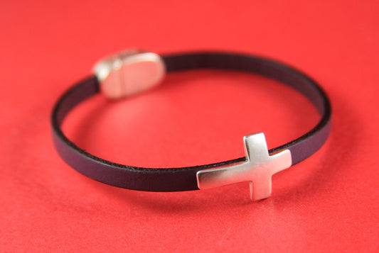 FS0317>>MADE in EUROPE 2 zamak cross sliders, 5mm flat cord zamak cross sliders, zamak  slider for 5mm cord, Qty2
