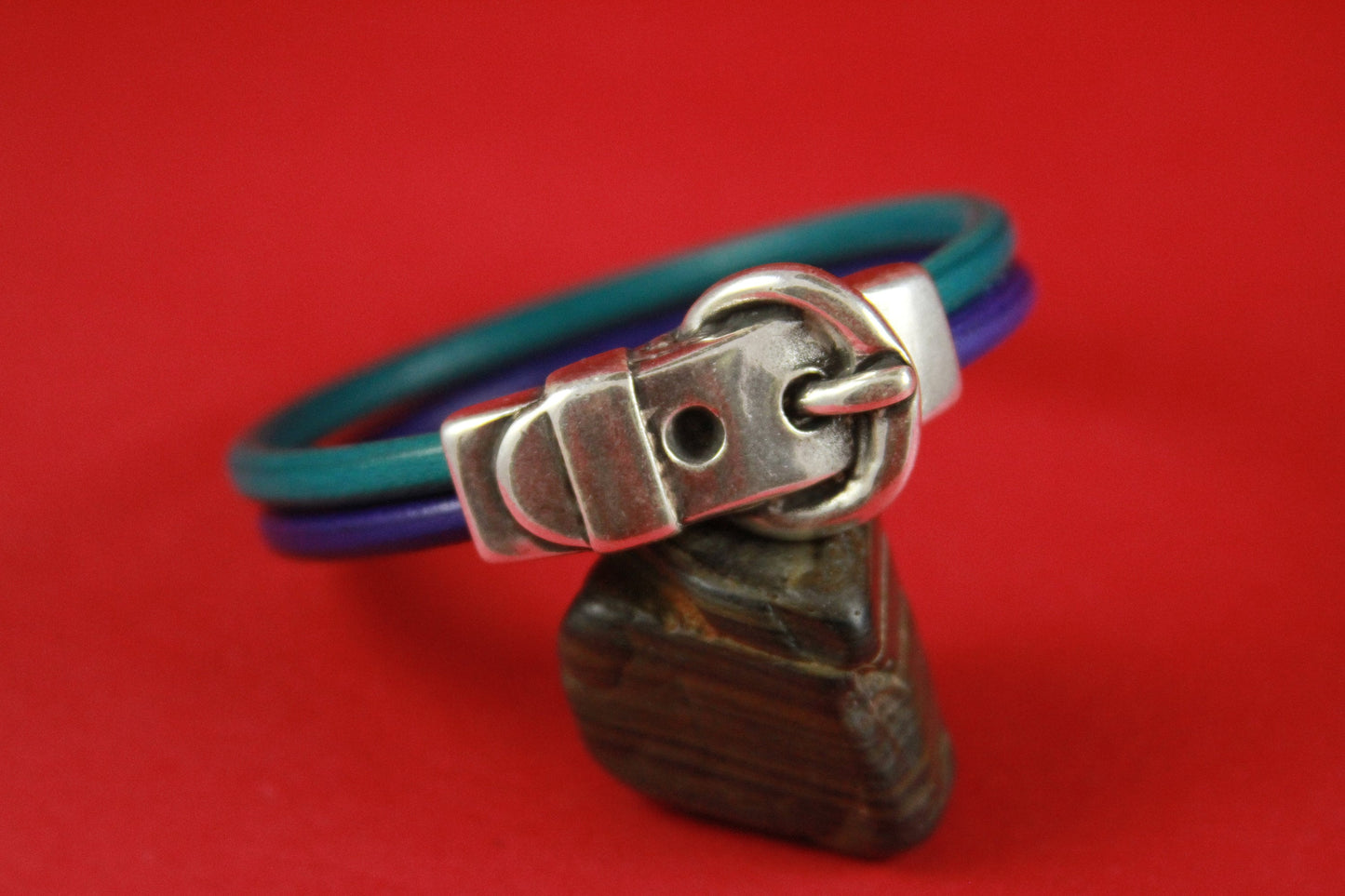 C0053>> MADE in EUROPE zamak buckle connector  , 5mm round cord connector, double strand round cord connector,  (77314/10) Qty1