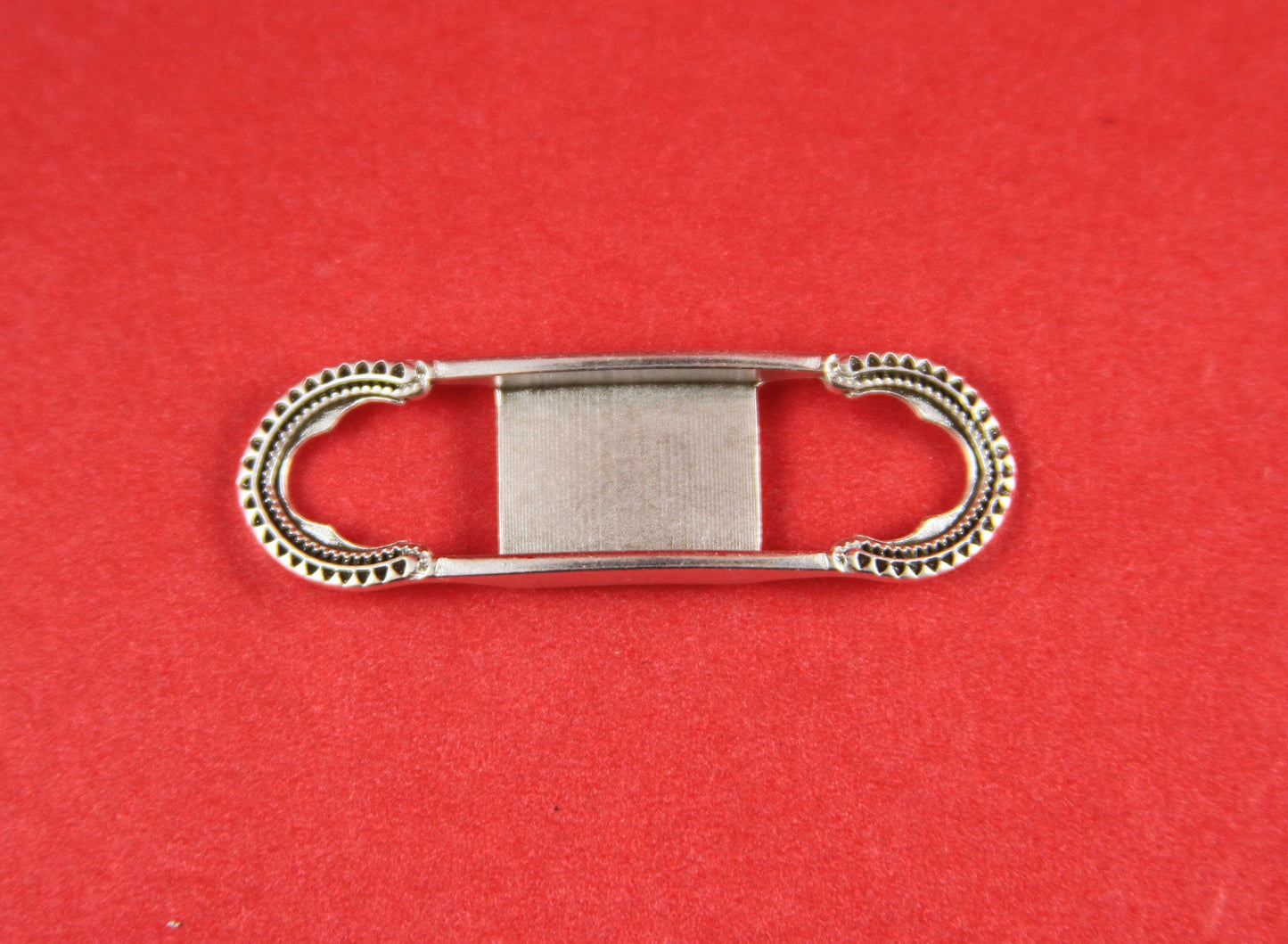 FS0121>>MADE in EUROPE zamak slider, zamak 10mm flat slider, zamak half bracelet Qty1
