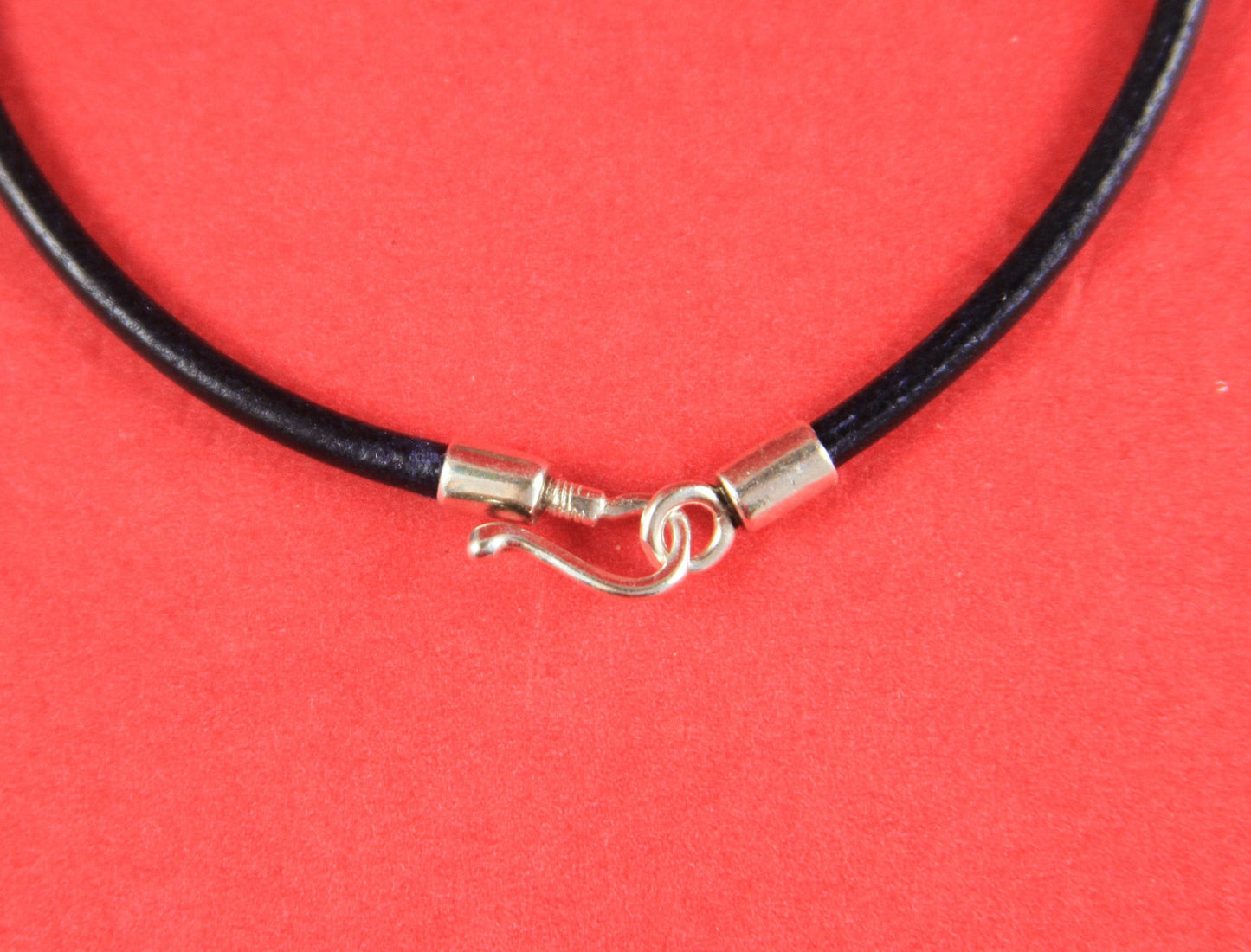 RC0099>>MADE IN EUROPE  zamak hook clasps, round cord clasp, silver hook clasp, round hook clasp (ng0357)Qty1
