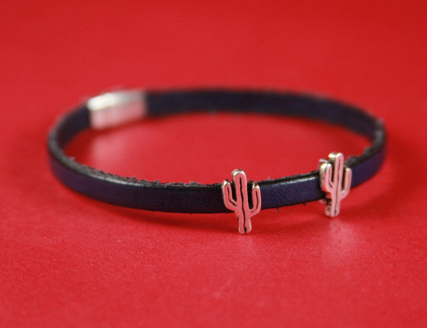 FS0254>>MADE in EUROPE 4 zamak cactus sliders, 5mm flat cord zamak cactus slider, cactus slider for 5mm cord Qty4