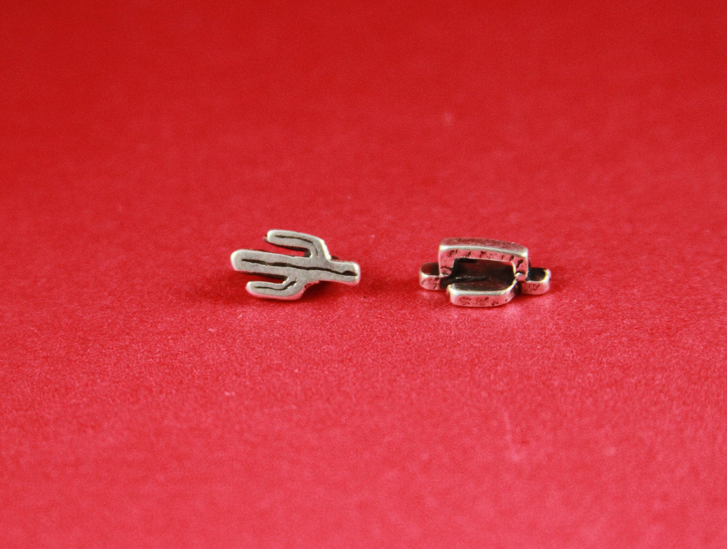 FS0254>>MADE in EUROPE 4 zamak cactus sliders, 5mm flat cord zamak cactus slider, cactus slider for 5mm cord Qty4