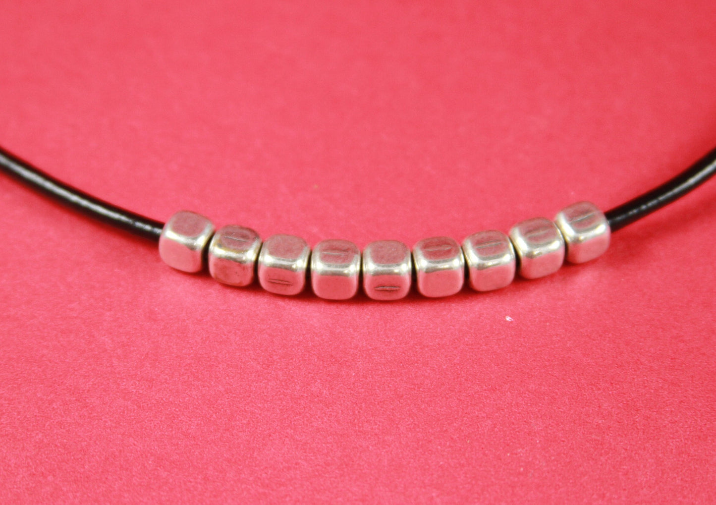 RS0070>>MADE IN EUROPE  5 zamak sliders, zamak silver beads, square 3mm cord slider, 3mm leather  slider Qty5