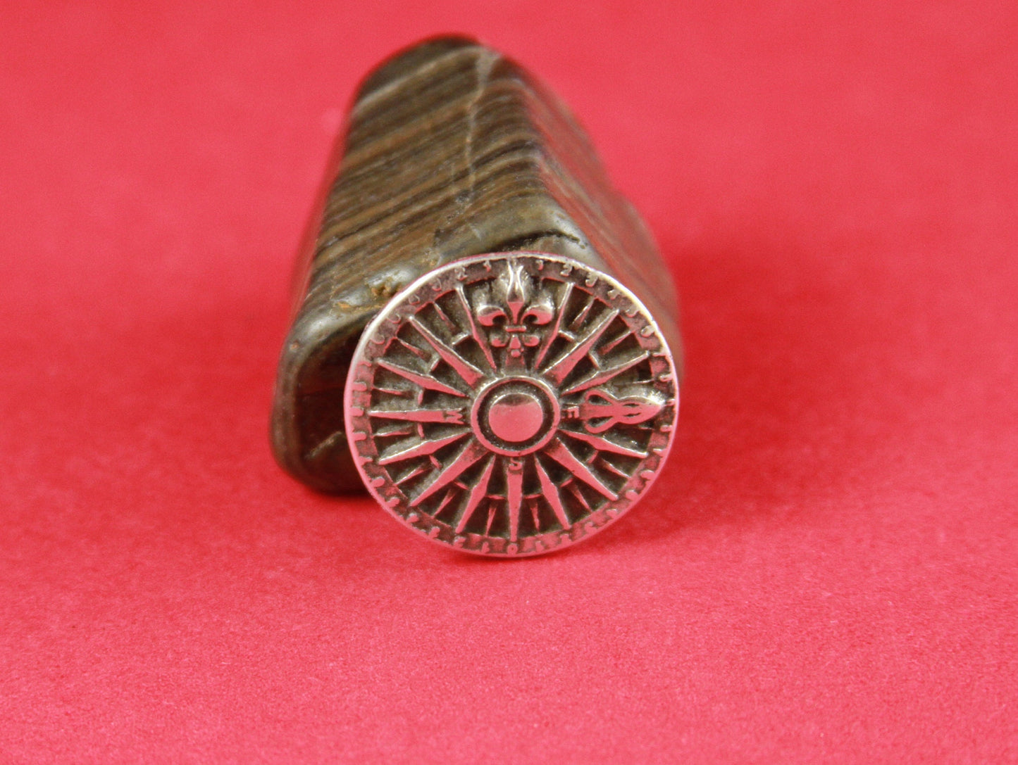 FS0261>>MADE in EUROPE zamak round slider, 10mm flat cord slider, 10mm leather cord compass slider,   Qty1