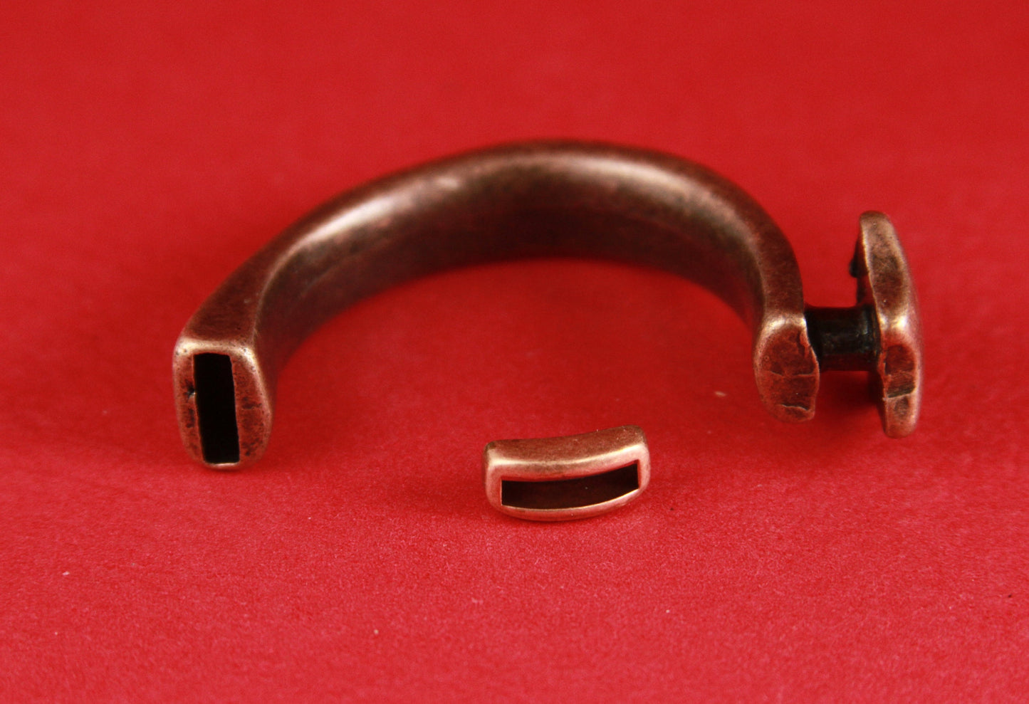 B0038>>MADE in EUROPE zamak star half bracelet for flat cord with slider,silver star half bracelet, copper half bracelet qty 1set