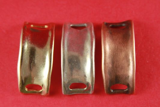 B0028>>MADE in EUROPE zamak half bracelet, zamak bar for bracelet, zamak connector (7411/10) Qty1