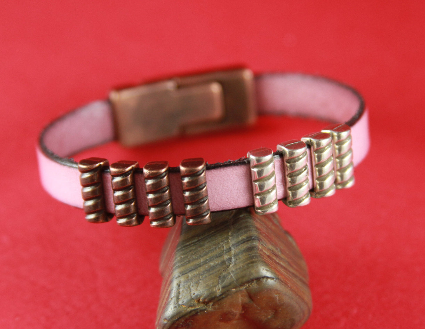 FS0220>>MADE IN EUROPE 4 zamak sliders, flat cord sliders, 10mm leather cord sliders Qty4