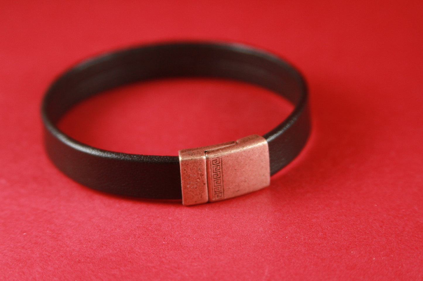 FC0195>>MADE in EUROPE zamak clasp, 10mm flat cord clasp, 10x2.5mm zamak clasp, Qty1