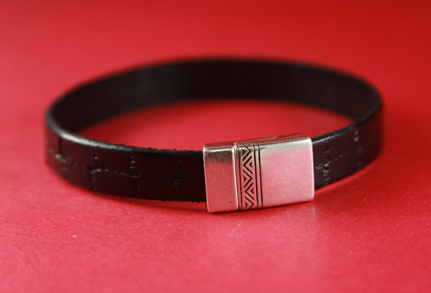 FC0102>>MADE in EUROPE zamak magnetic clasp, 10mm flat cord magnetic clasp, 10x2.5mm magnetic clasp, Qty1