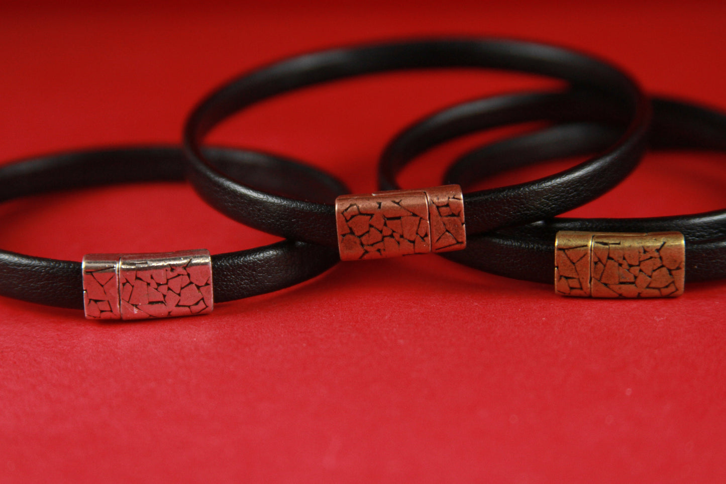 FC0110>>MADE in EUROPE zamak  clasp for flat 6mm cord, zamak cracked clasp for flat cord,  clasp for 6mm cord (TM6x2KR) qty1