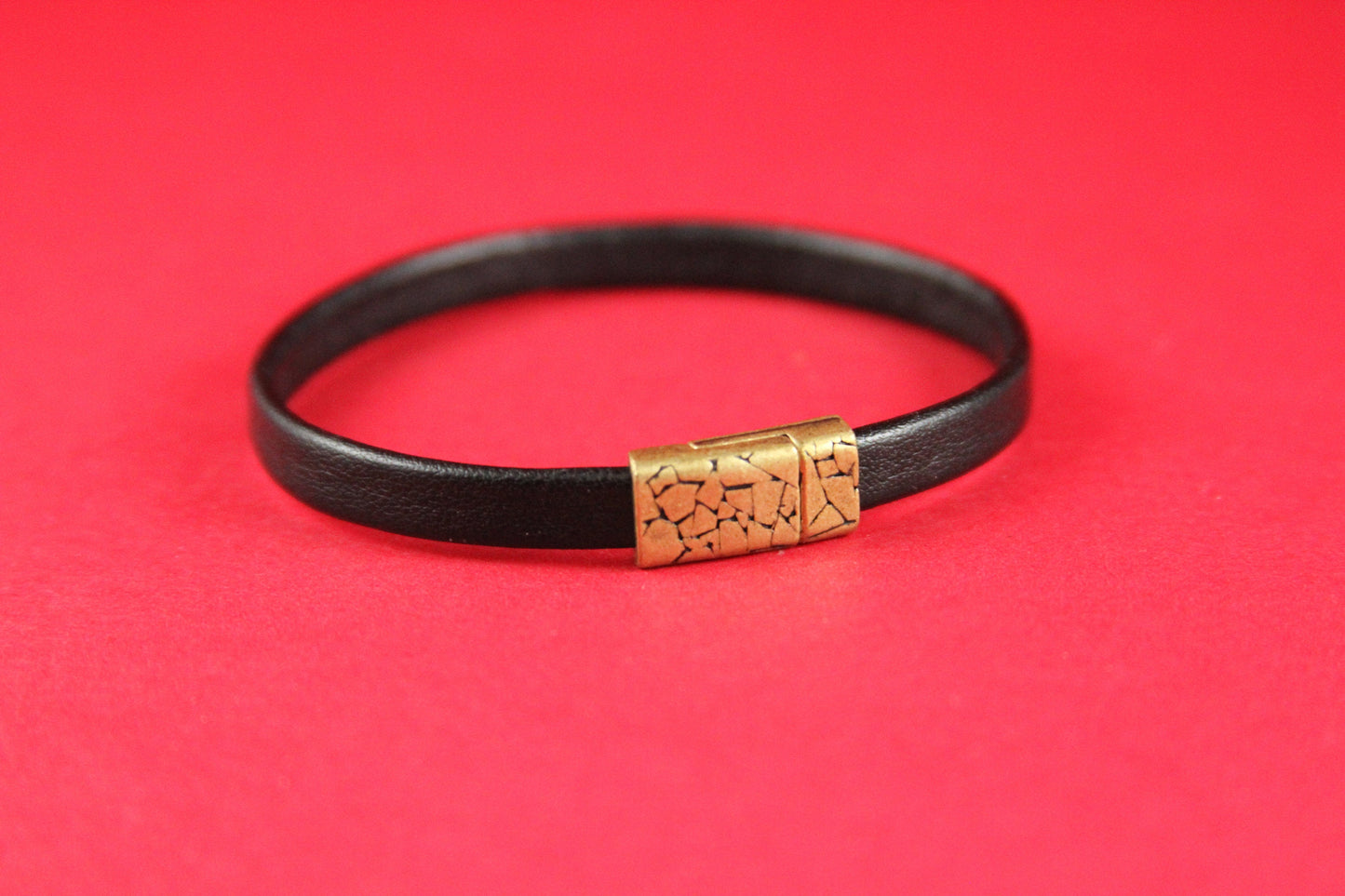 FC0110>>MADE in EUROPE zamak  clasp for flat 6mm cord, zamak cracked clasp for flat cord,  clasp for 6mm cord (TM6x2KR) qty1