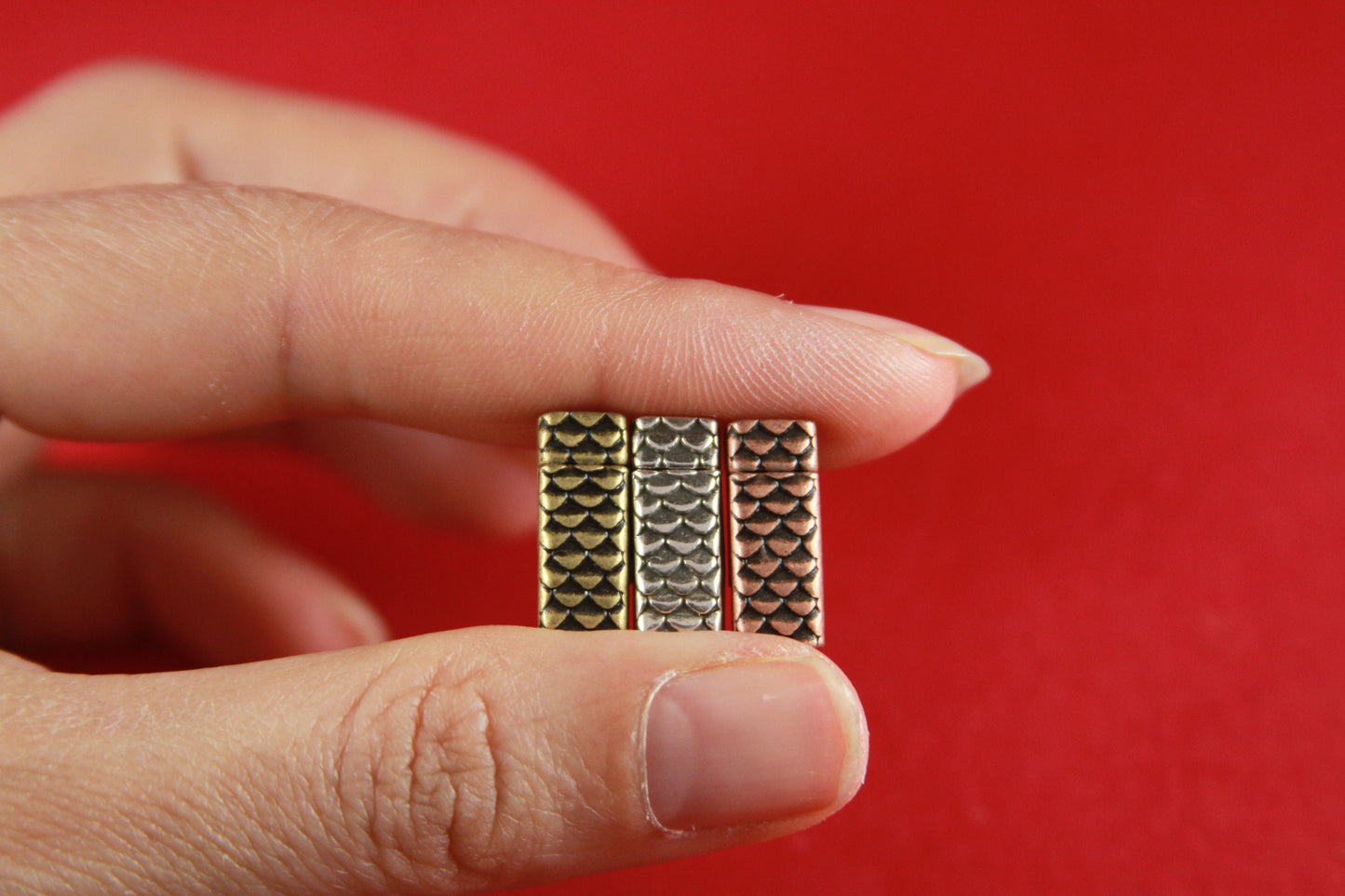 FC0189>>MADE in EUROPE 5mm flat cord zamak clasp , snakeskin clasp, 5mm cord clasp, zamak clasp  Qty1