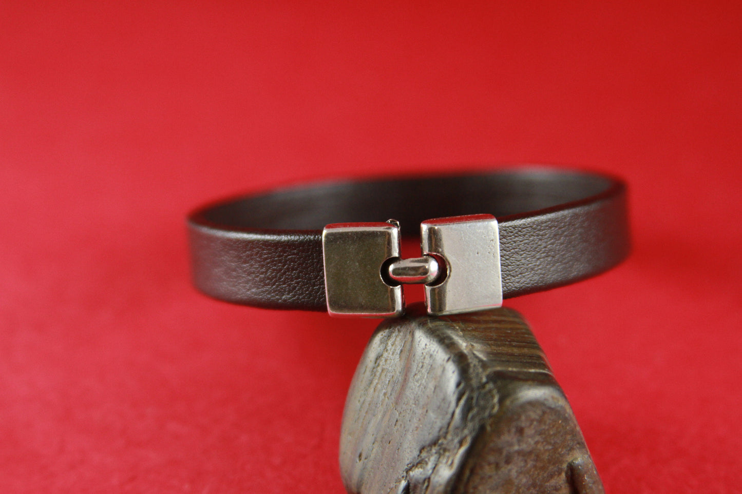 FC0186>>MADE in EUROPE zamak hook clasp, 10mm flat cord clasp, silver hook clasp (CR48) Qty1