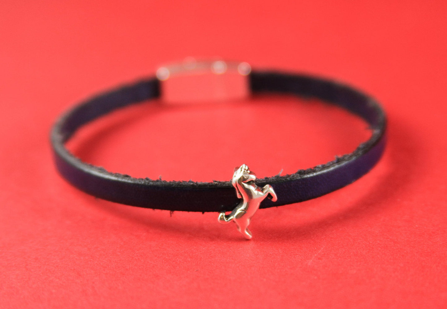 FS0064>>MADE in EUROPE 4 zamak unicorn tiny sliders for 5mm cord, flat 5mm cord slider, zamak unicorn sliders qty4