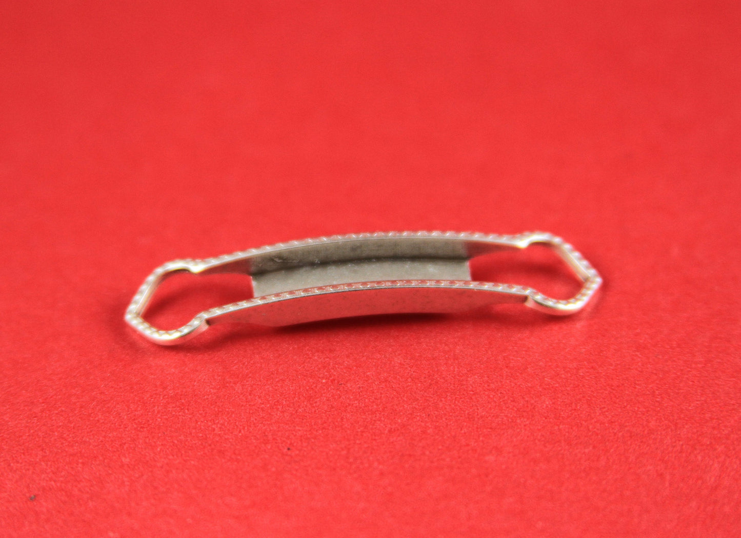 FS0186>>MADE in EUROPE flat cord zamak slider, 6mm cord slider, flat 6mm cord slider Qty1