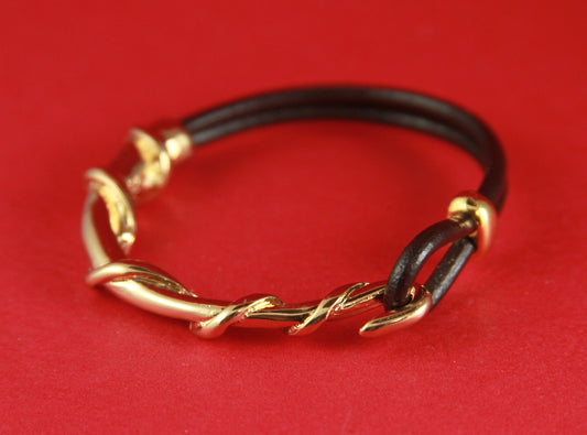 B0029>>MADE IN EUROPE  zamak half bracelet with strand separator, bracelet hook clasp qty 1set