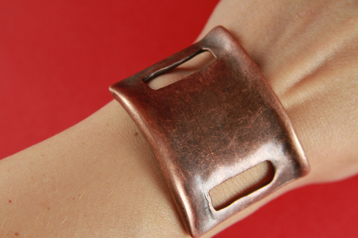 B0032>>MADE IN EUROPE zamak half bracelet, large halfcuff, zamak wide slider, heavy duty 20mm connector, zamak connector Qty1