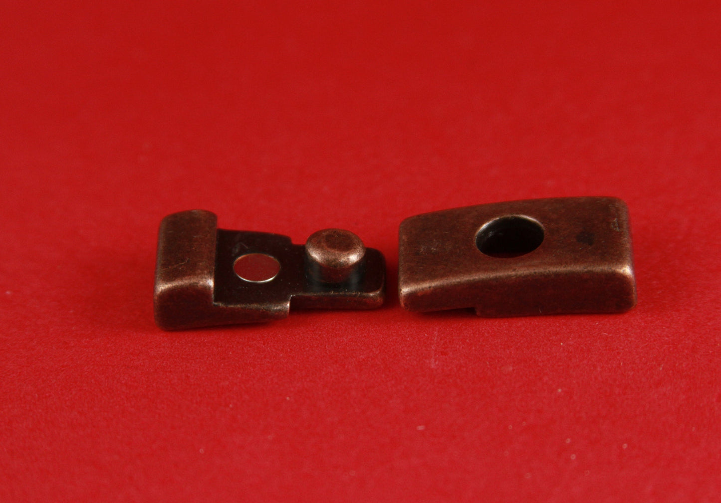 FC0008>>MADE in EUROPE zamak clasp for 10mm flat leather cord, zamak clasp for flat cord (6440/10) Qty1