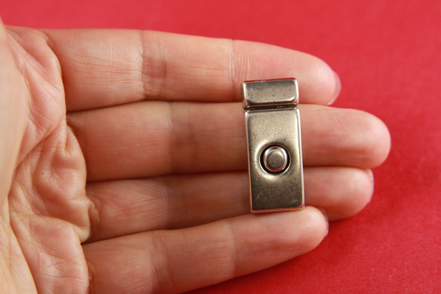 FC0008>>MADE in EUROPE zamak clasp for 10mm flat leather cord, zamak clasp for flat cord (6440/10) Qty1