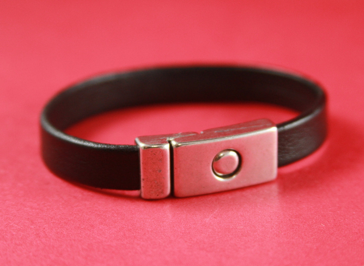 FC0008>>MADE in EUROPE zamak clasp for 10mm flat leather cord, zamak clasp for flat cord (6440/10) Qty1
