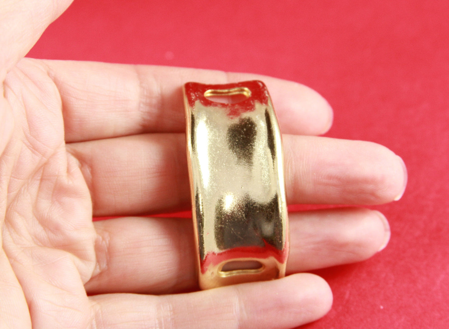 B0028>>MADE in EUROPE zamak half bracelet, zamak bar for bracelet, zamak connector (7411/10) Qty1
