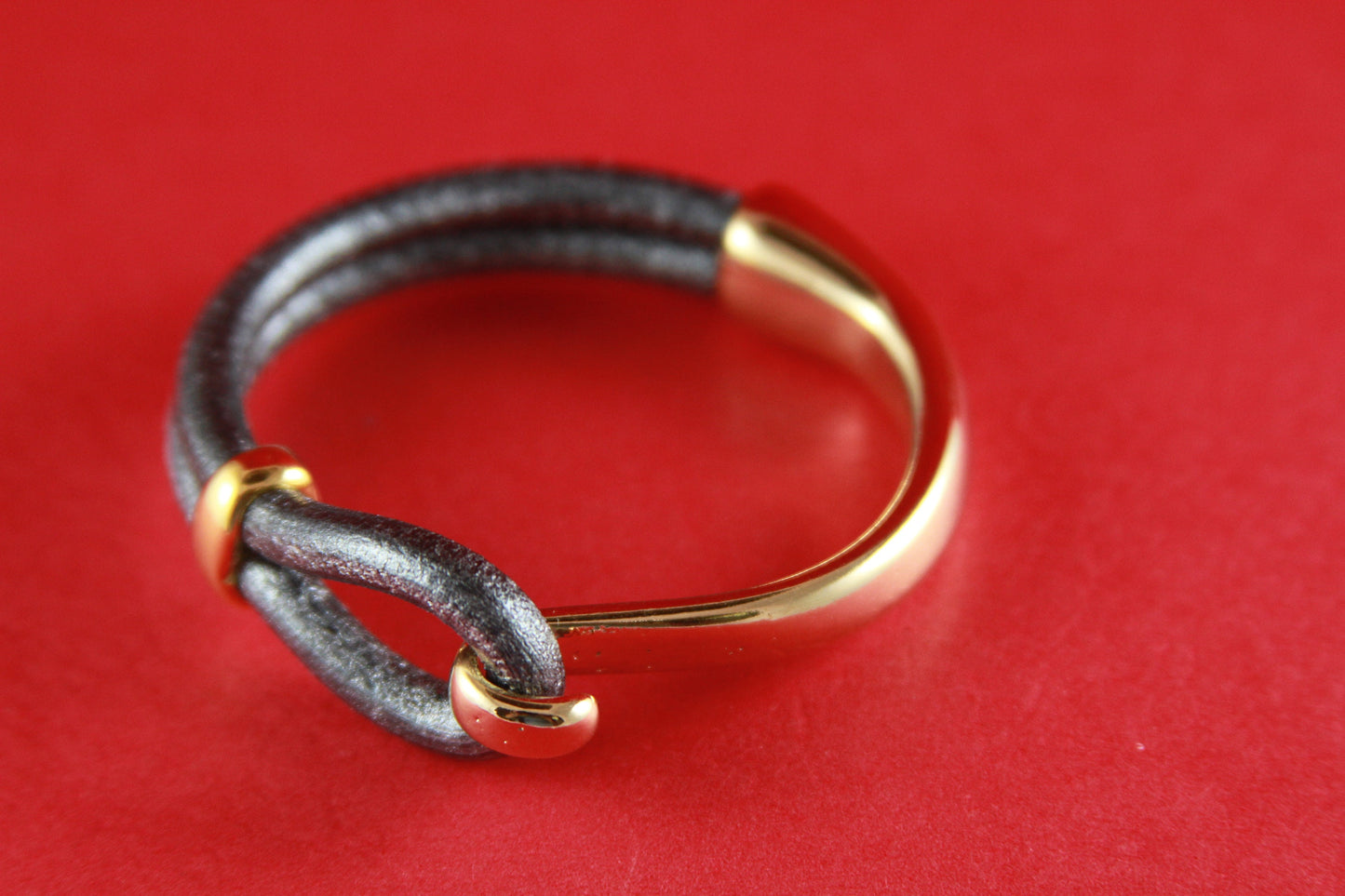 B0033>>MADE in EUROPE gold zamak half bracelet with separator finding , set of shiny gold half bracelet and strand separator, qty1